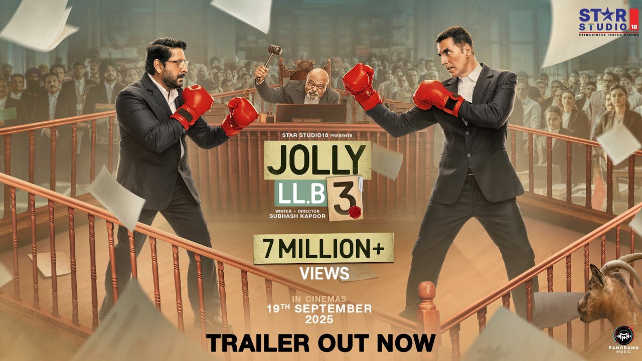 Jolly LLB 3 | Akshay Kumar | Arshad Warsi In Cinemas 19th September