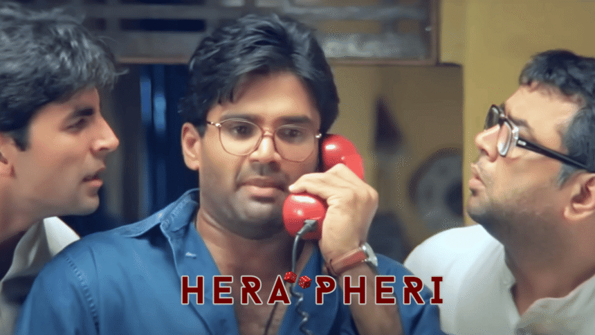 Hera Pheri (2000), Overview, Cast, Famous Songs, Reviews on Mp4Moviez and Where to Watch Online
